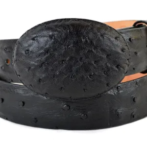 Men's Wild West Ostrich Skin Cowboy Belt 2C110305