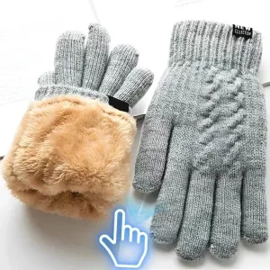 Men's Winter Fleece Gloves – Full Finger