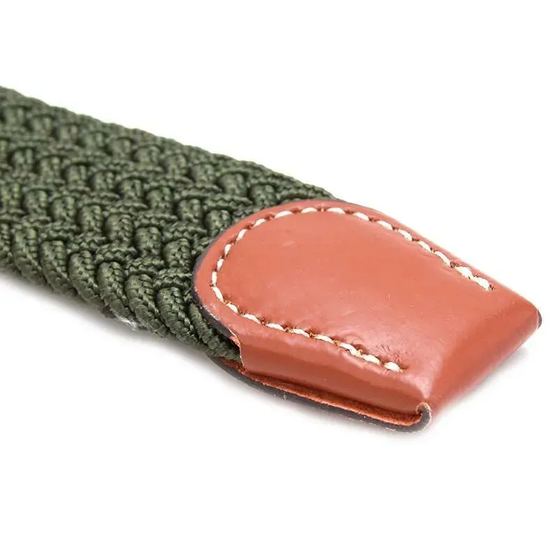 Men's Women Plain Color Nylon canvas outdoor training Belt