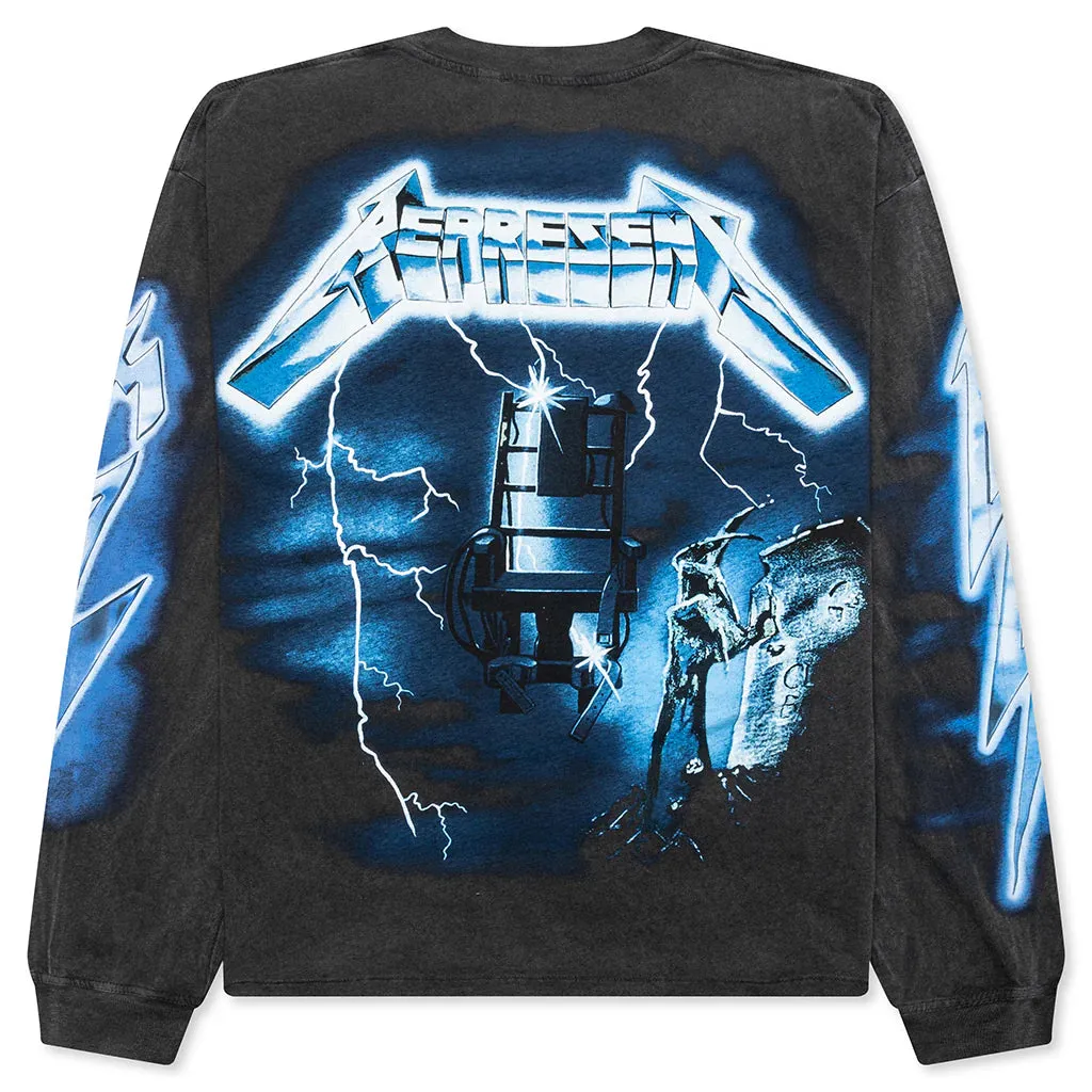 Metallica Ride The Lighting Long Sleeve T-Shirt - Vintage Grey (Copy)