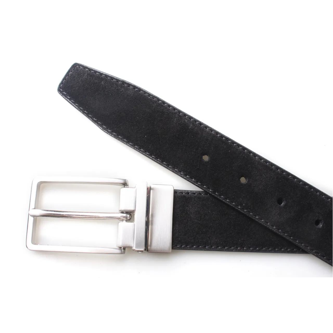 Miles Reversible Suede Leather 3.5 CM Belt