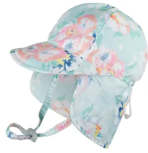 Millymook Mint Peony Baby Legionnaire Hat