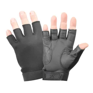 Milspec Fingerless Stretch Fabric Duty Gloves