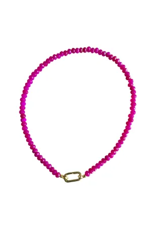 Mini Candy Necklace | Raspberry Pink