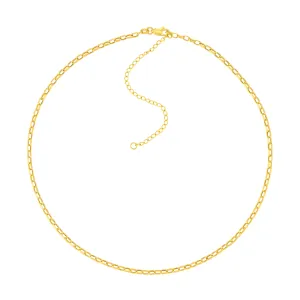 Mini Rectangular Link Choker Chain