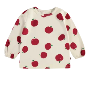 Mini Souris Top Apple Print