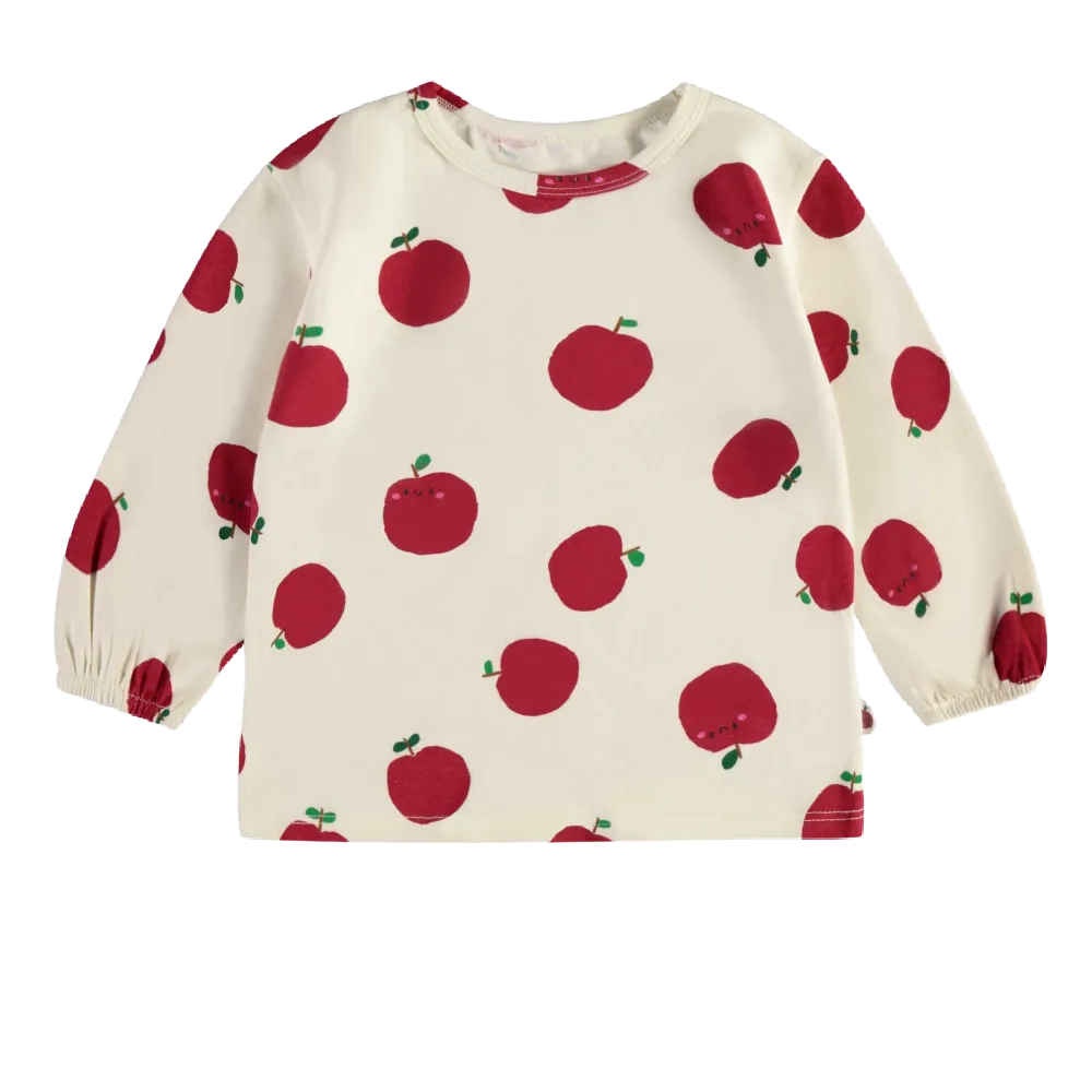 Mini Souris Top Apple Print