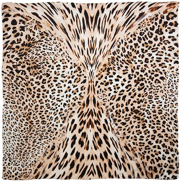 Mini Wild Rag Charmeuse Leopard #5