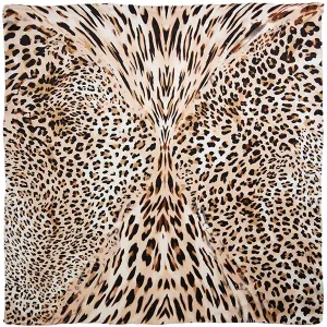 Mini Wild Rag Charmeuse Leopard #5