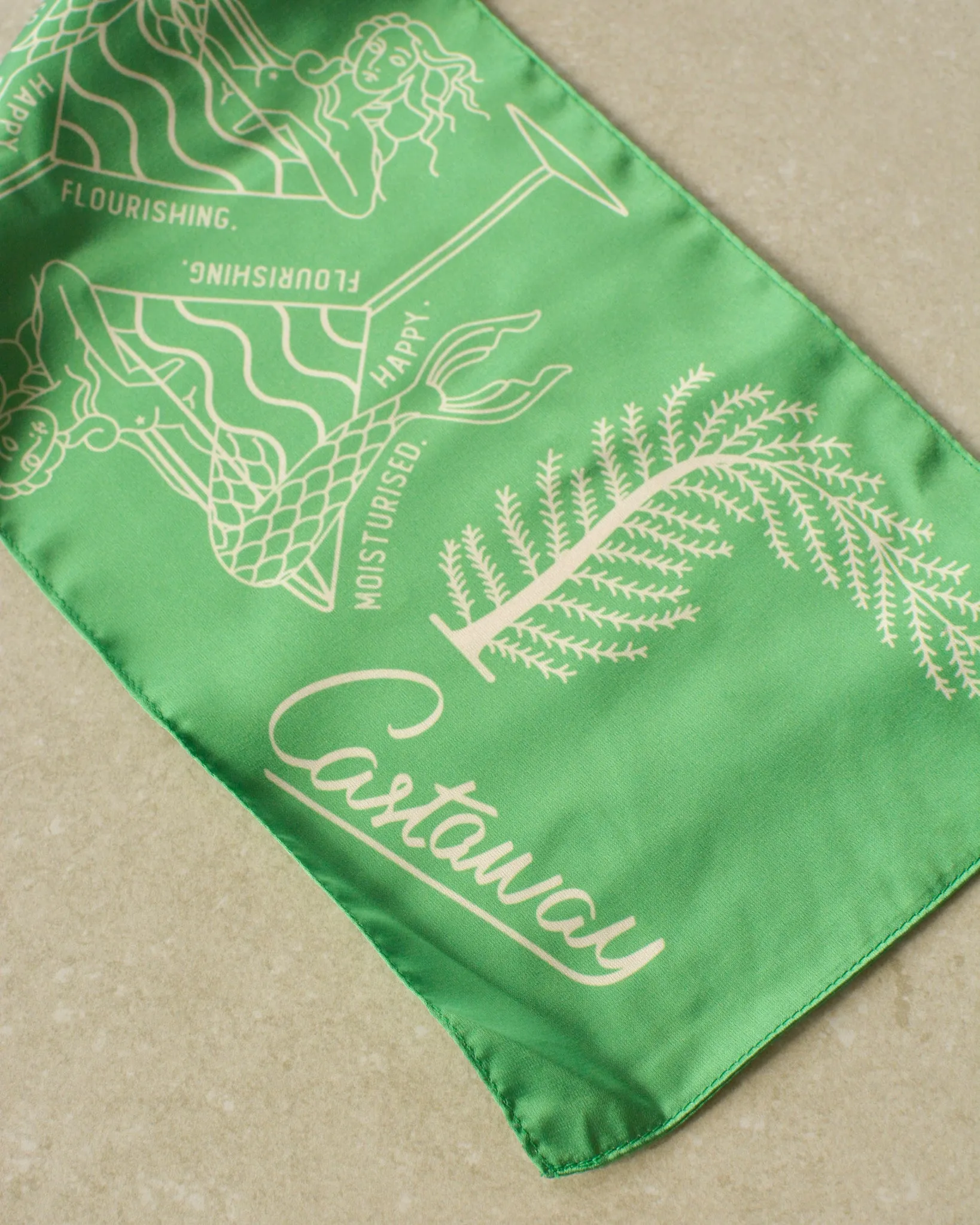 Mm Castaway Mystic Mermaid Silk Sash