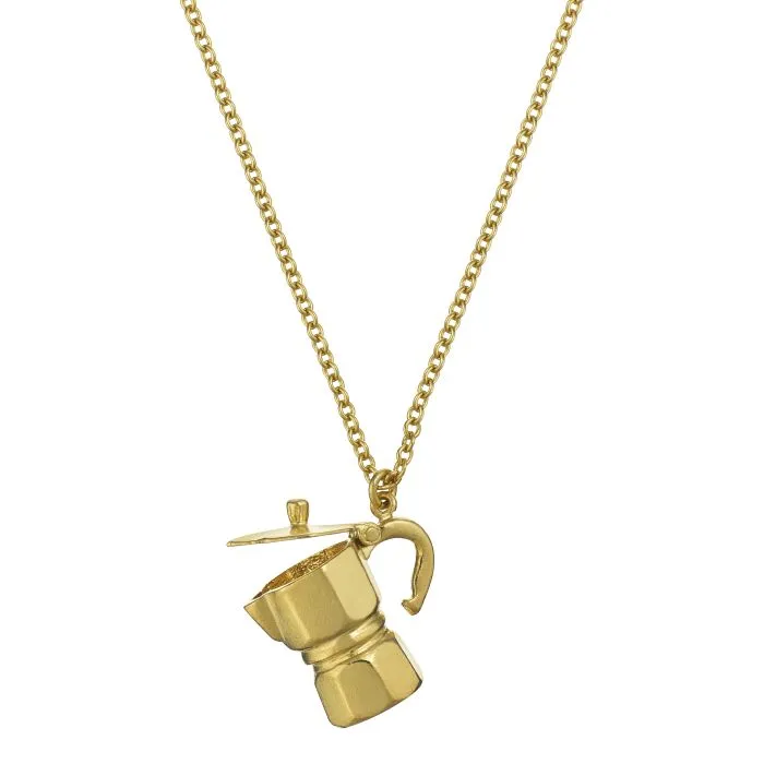 Moka Pot Necklace