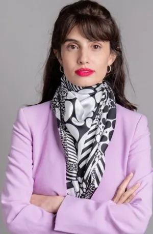 Monochrome Silk Scarf