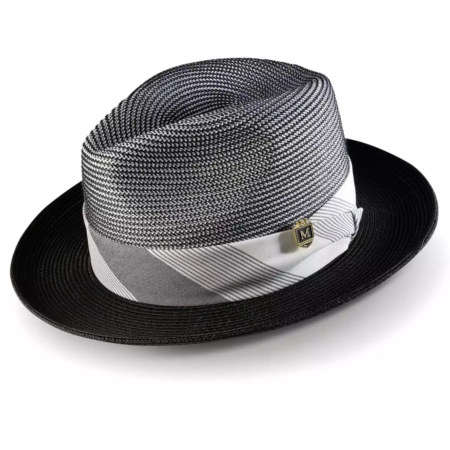 Montique Braided Fedora Hat H-2405