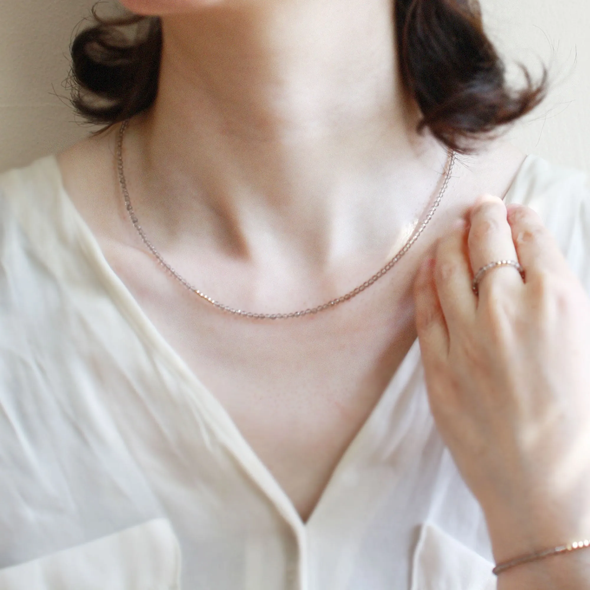 Moonstone Choker Necklace