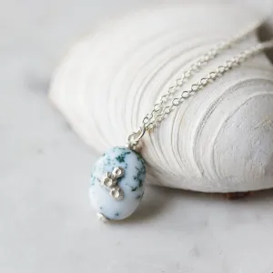 Moss of Éire Opal Ruthie B. Necklaces with Barnacles