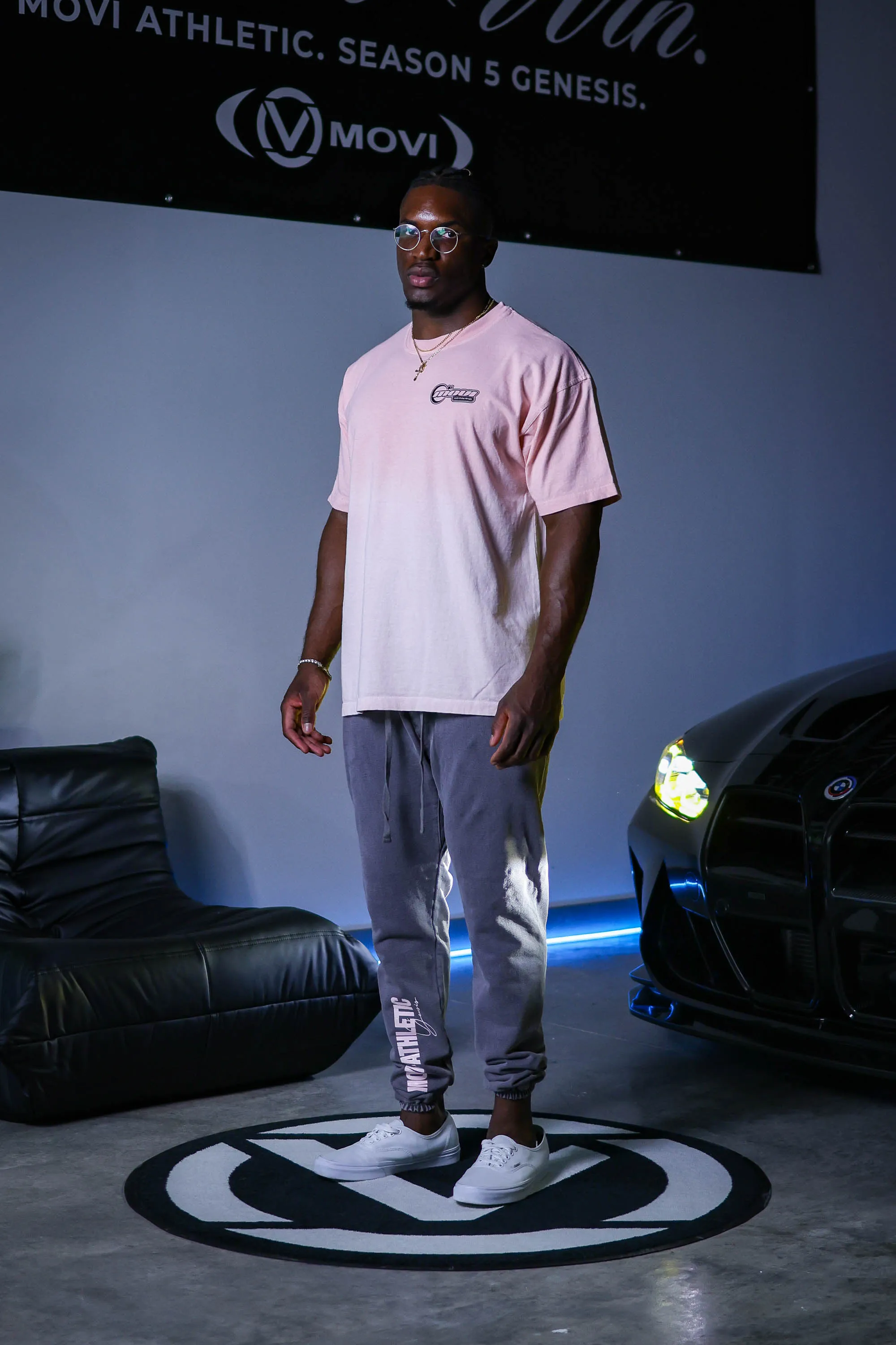 MOVI-STAR FADE T-SHIRT - PINK