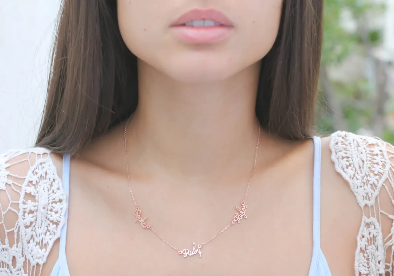 Multi-Name Necklace