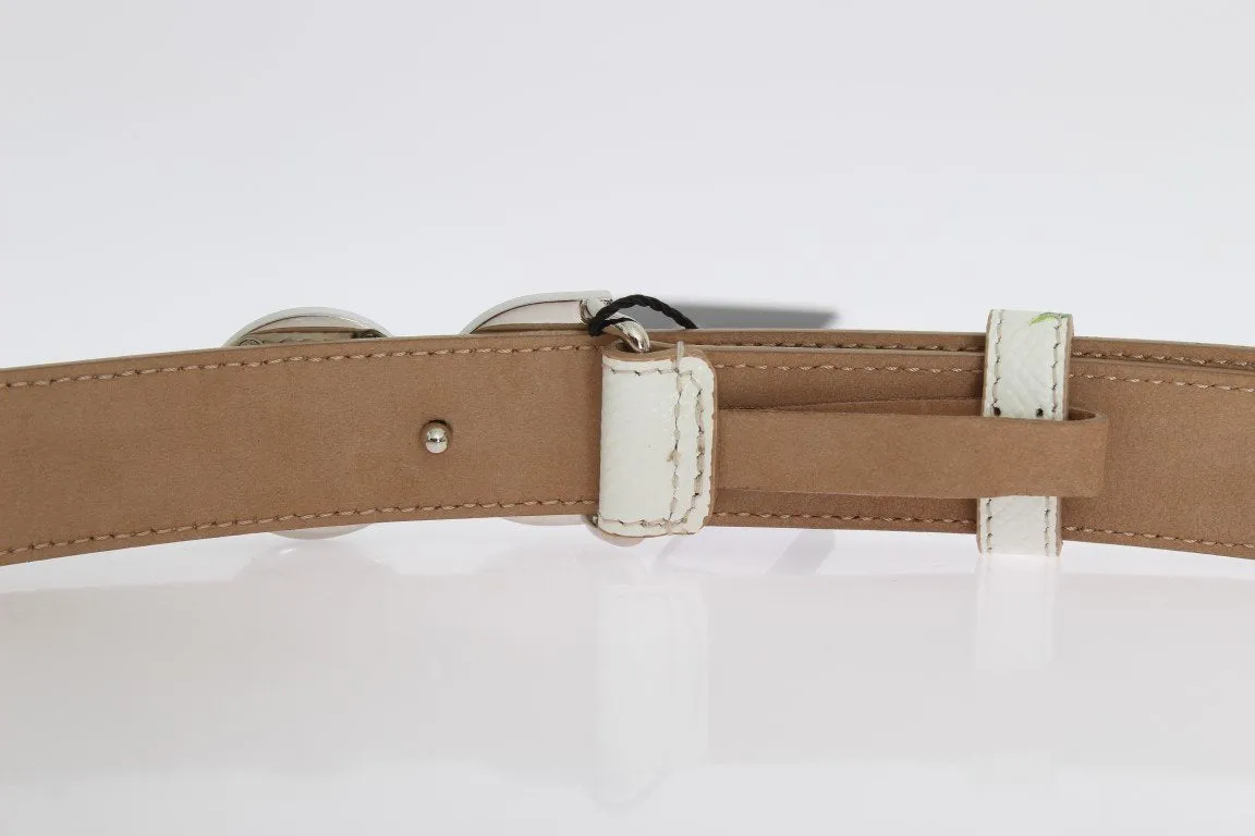 Multicolor Leather Gold Silver Belt