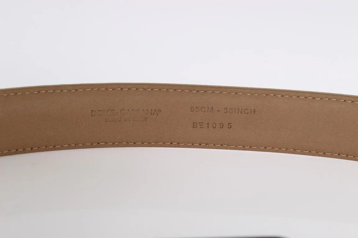 Multicolor Leather Gold Silver Belt