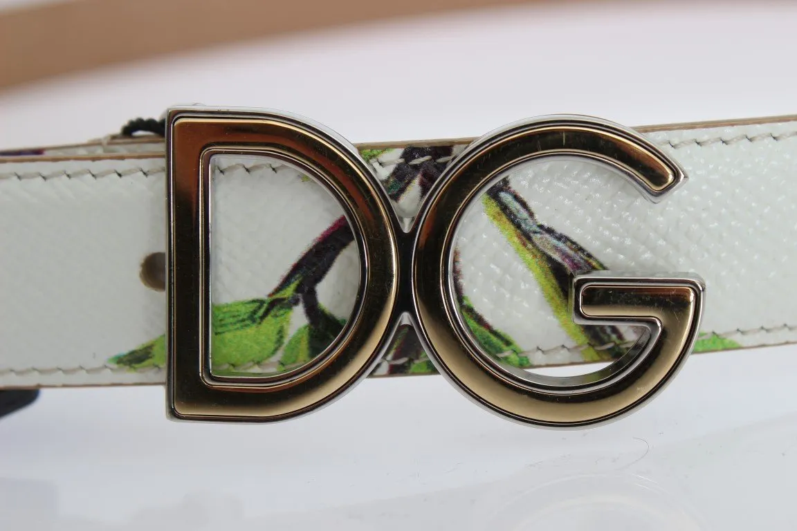 Multicolor Leather Gold Silver Belt