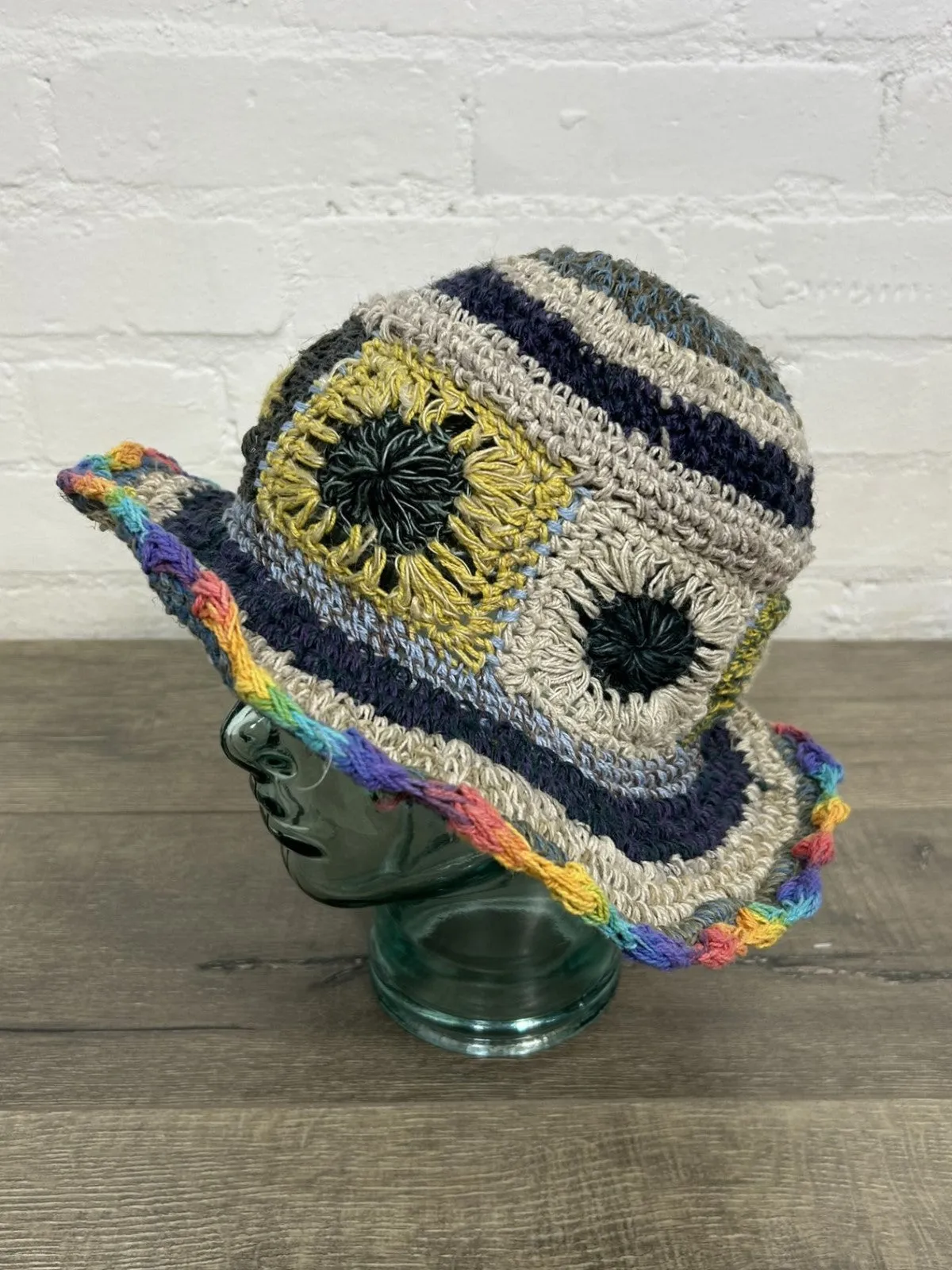 Multicolour Cotton Hat