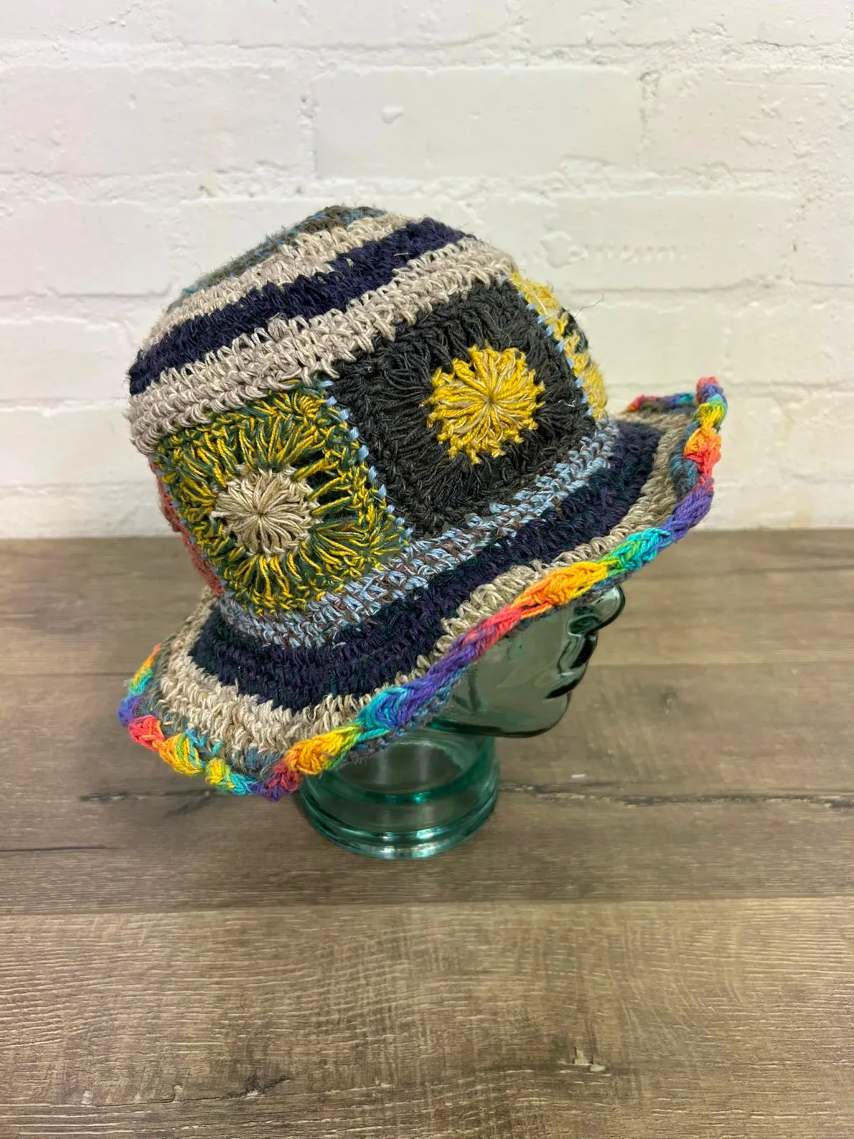 Multicolour Cotton Hat