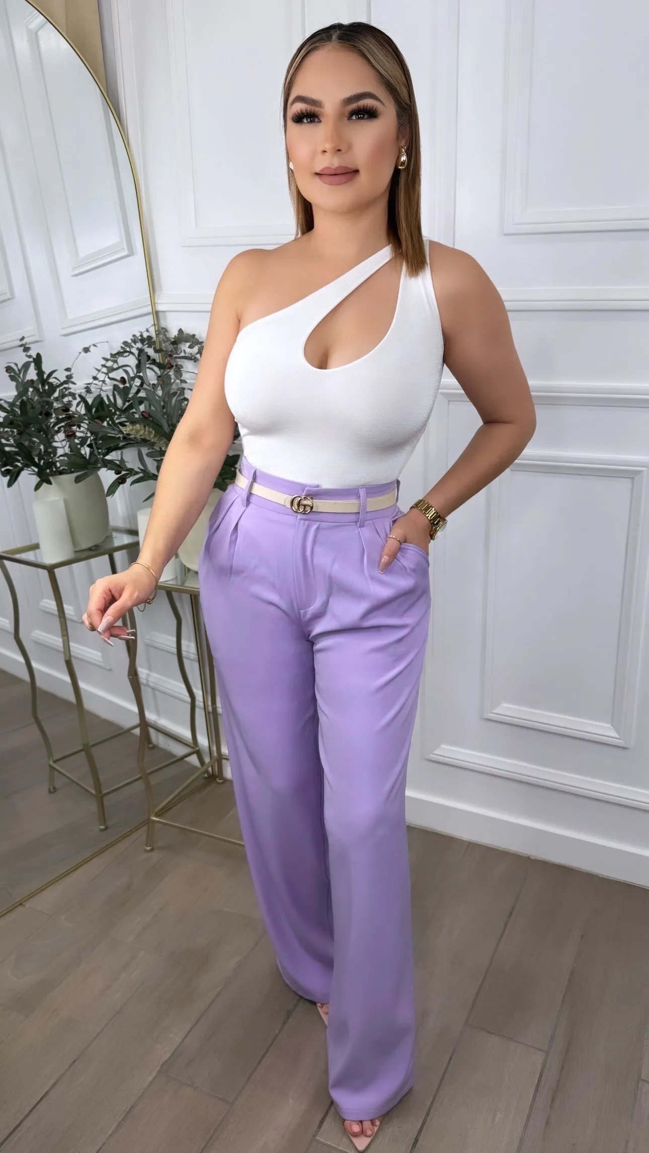 MY WAY LAVENDER PANTS