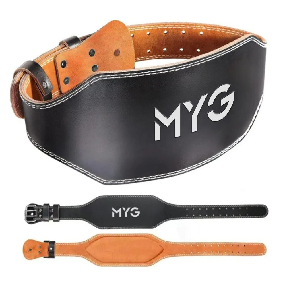 MYG1752 Leather weight lifting belts
