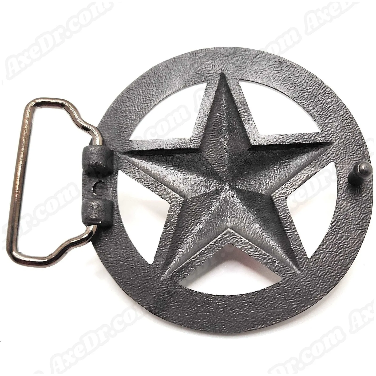 Nautical Star Belt Buckle Red and Black