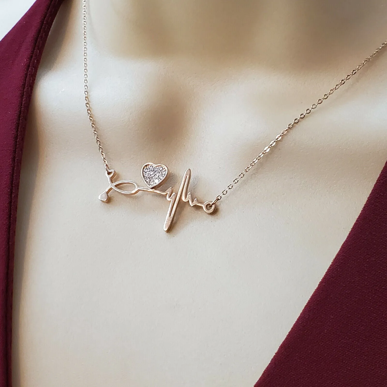 Necklaces - 18K Gold Plated. Love n Hope - Christian Jesus