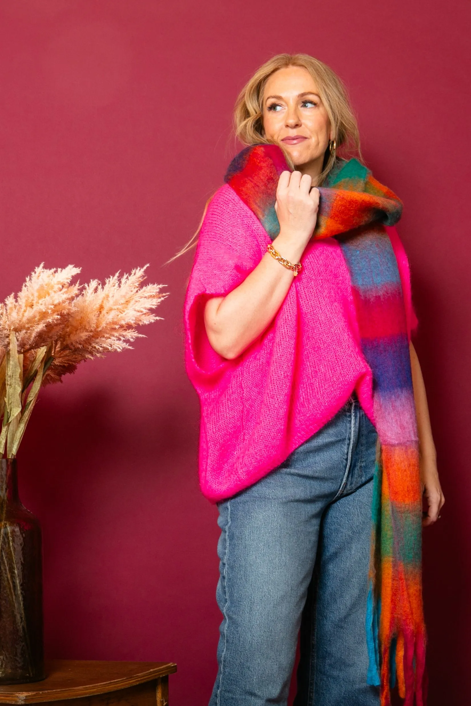 Nelly Check Scarf