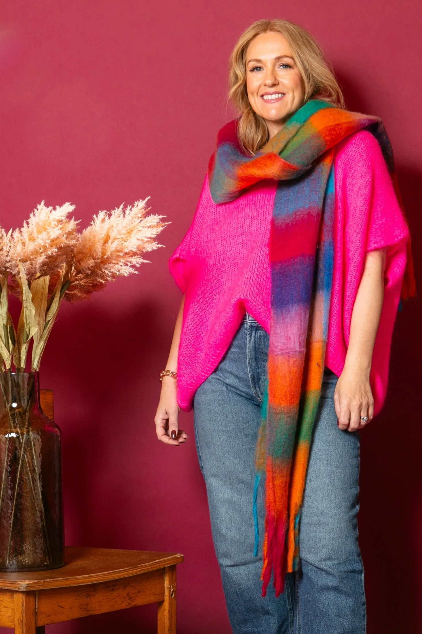 Nelly Check Scarf