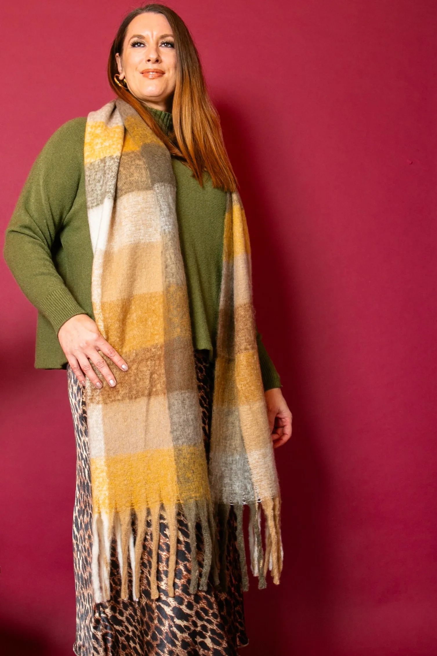 Nelly Check Scarf