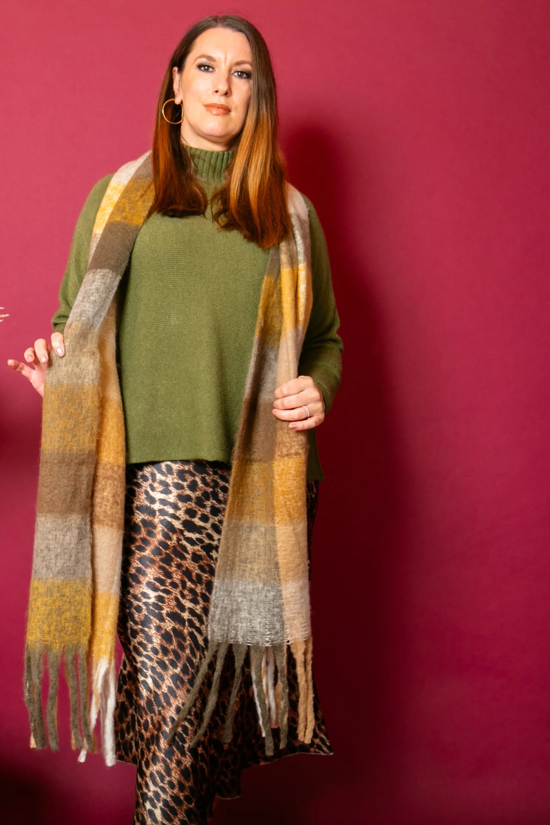 Nelly Check Scarf