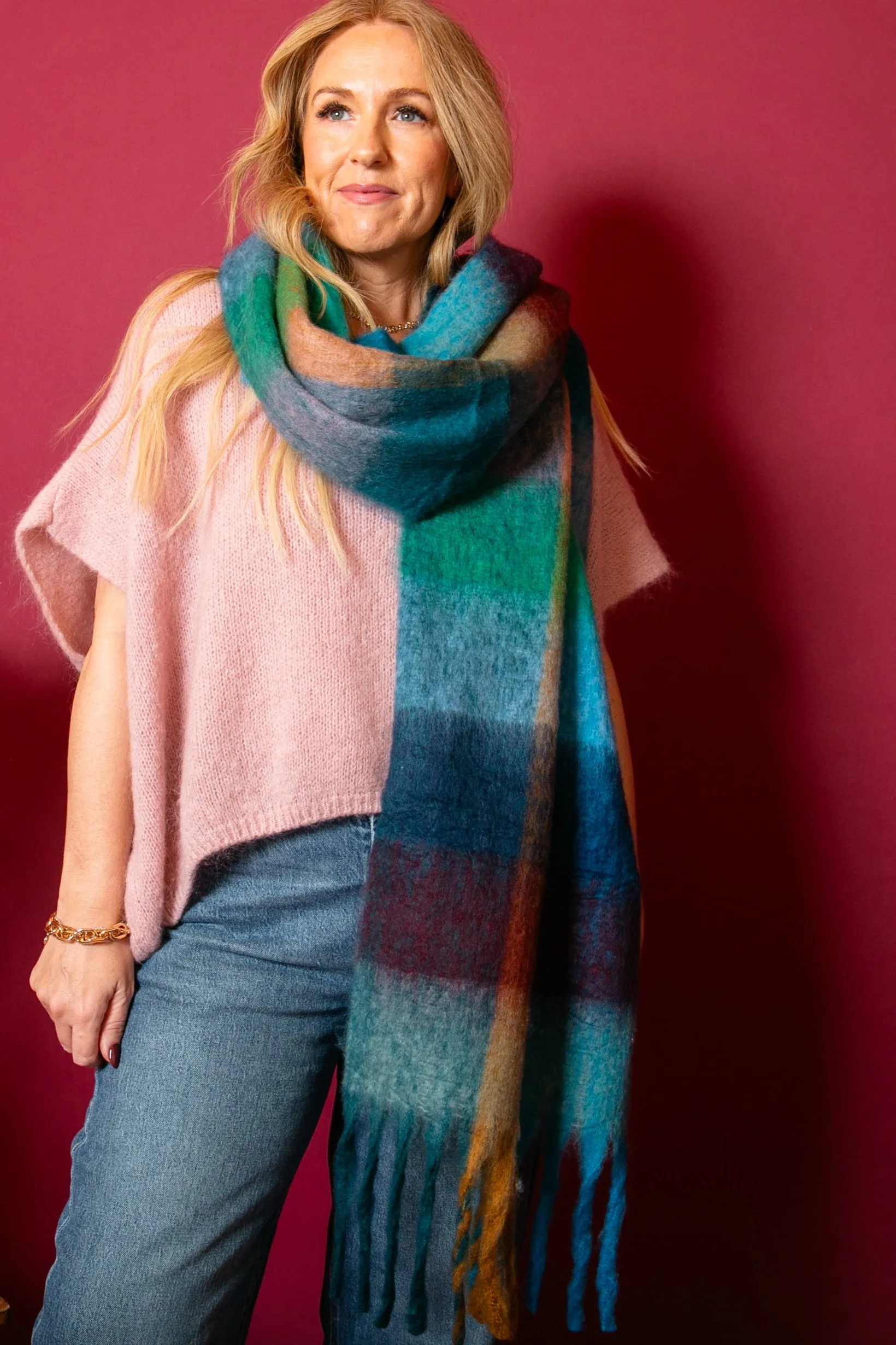 Nelly Check Scarf