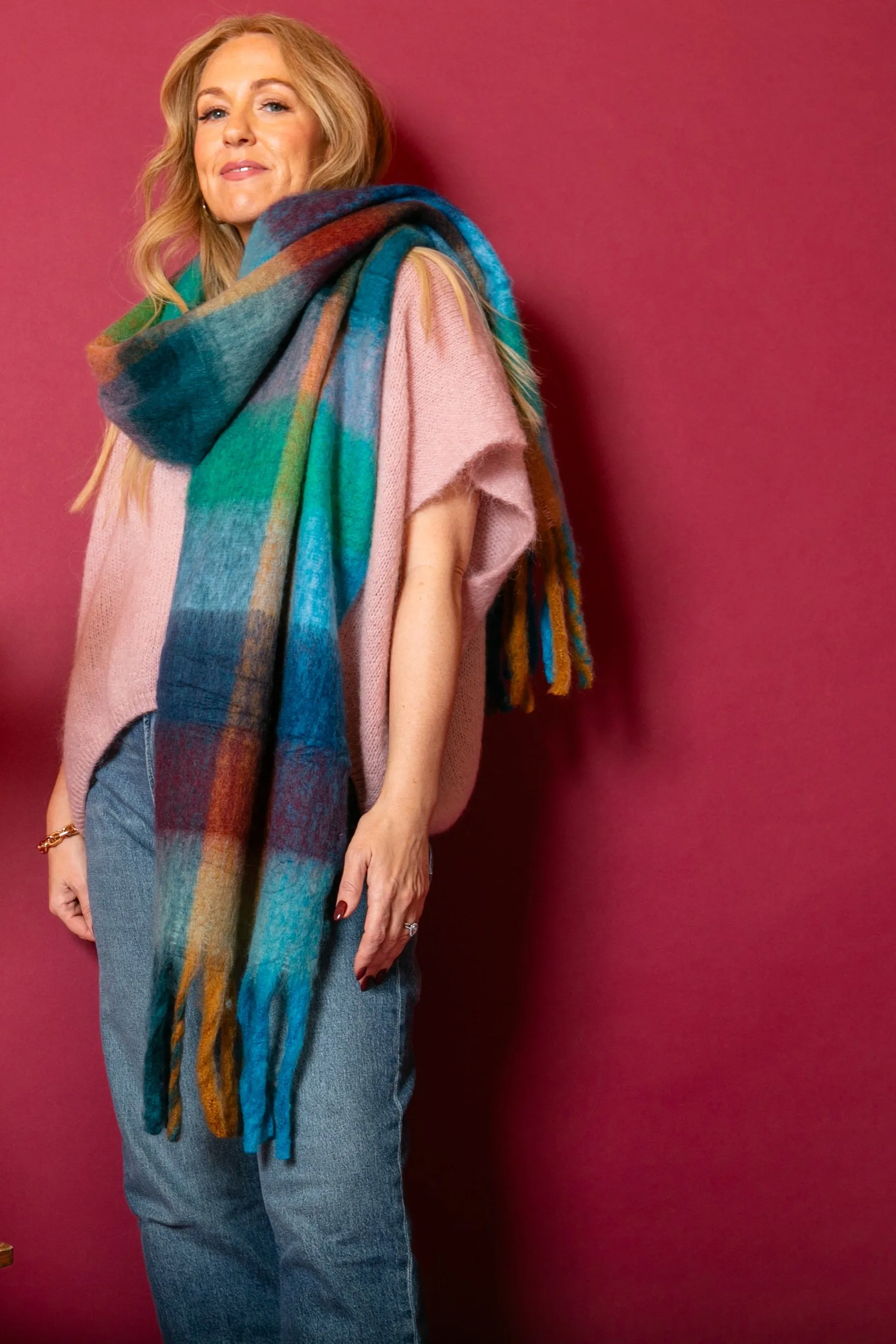 Nelly Check Scarf