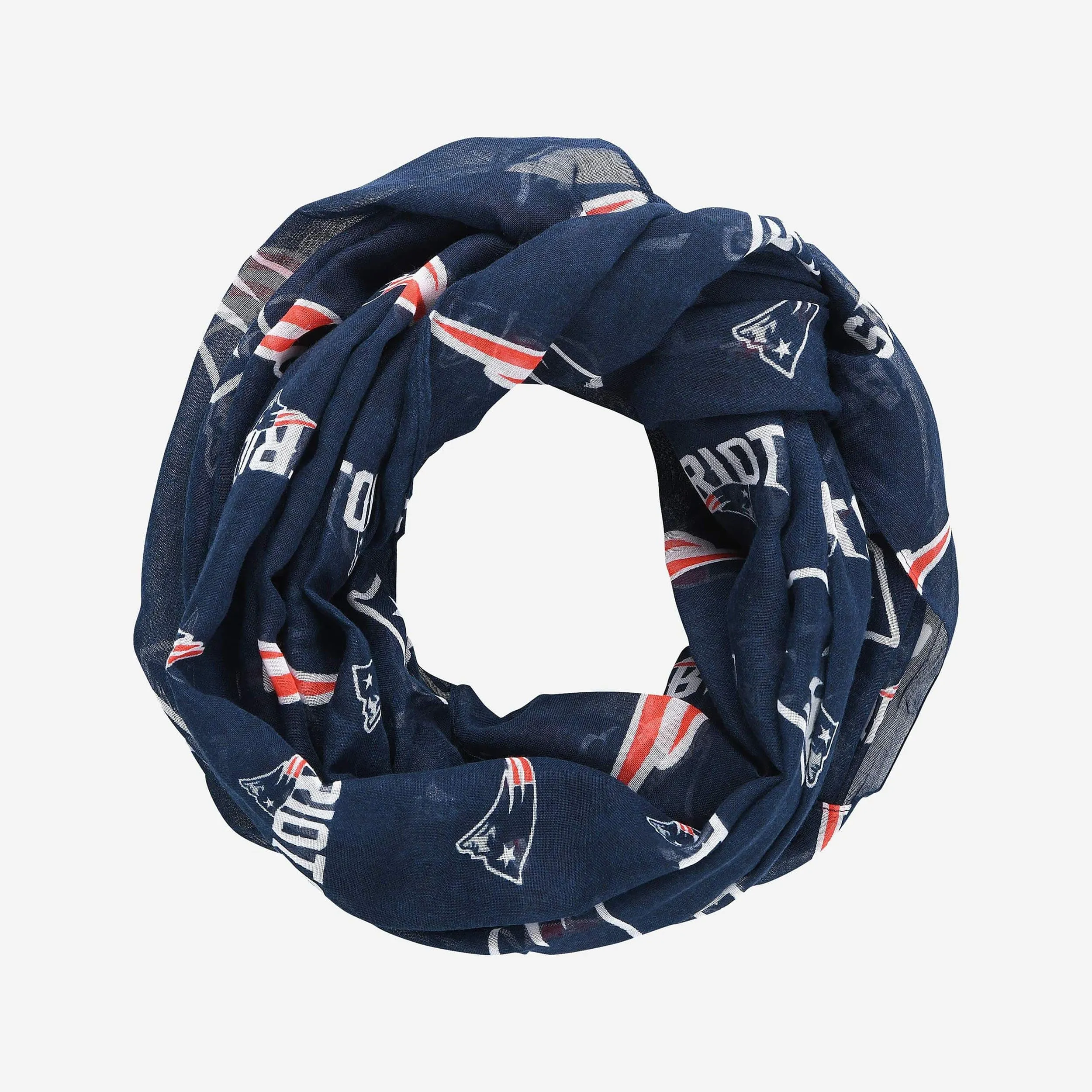 New England Patriots Team Logo Infinity Scarf