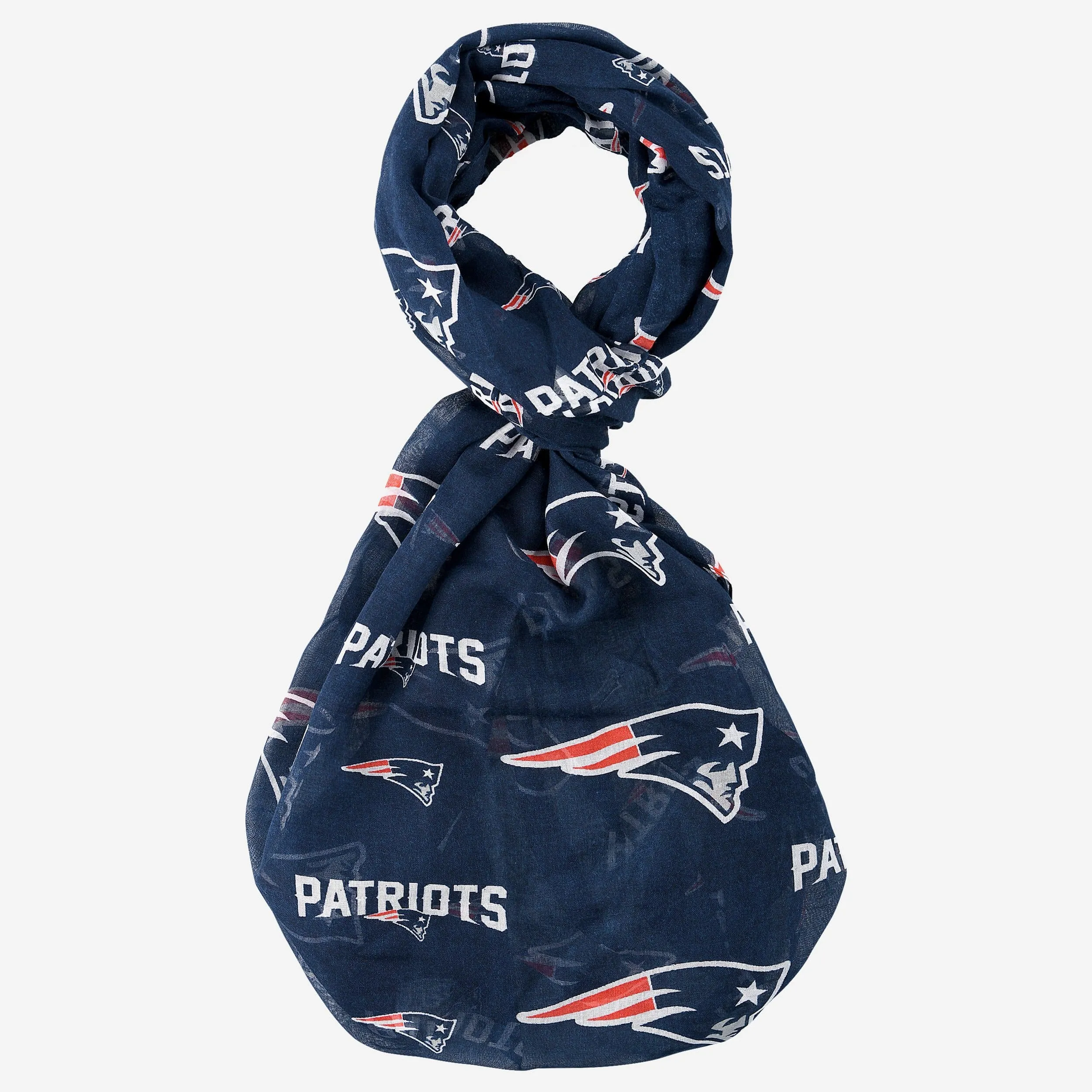 New England Patriots Team Logo Infinity Scarf
