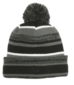 New Era Black Sideline Embroidered Beanie