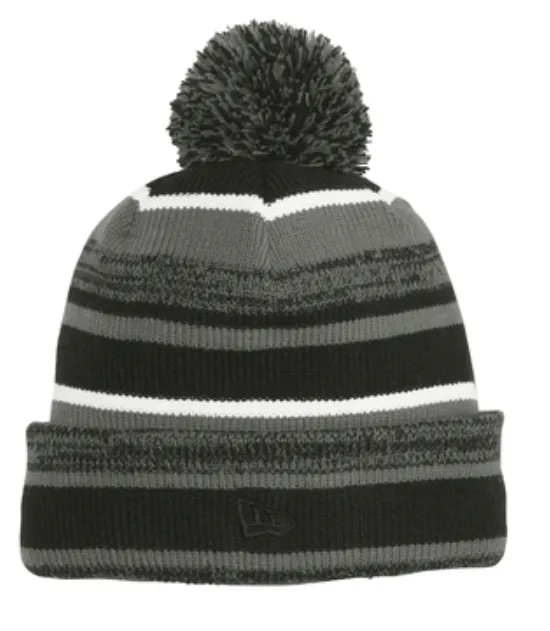New Era Black Sideline Embroidered Beanie