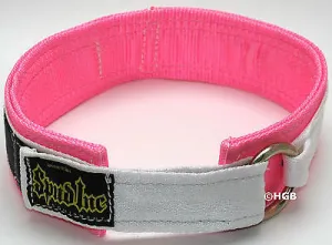 NEW Spud Womens Pink 2 ply Deadlift Belt Deadlifting Weightlifting Cross Train