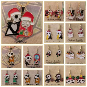 Nightmare Christmas Earrings, Necklaces & Zipper Pulls