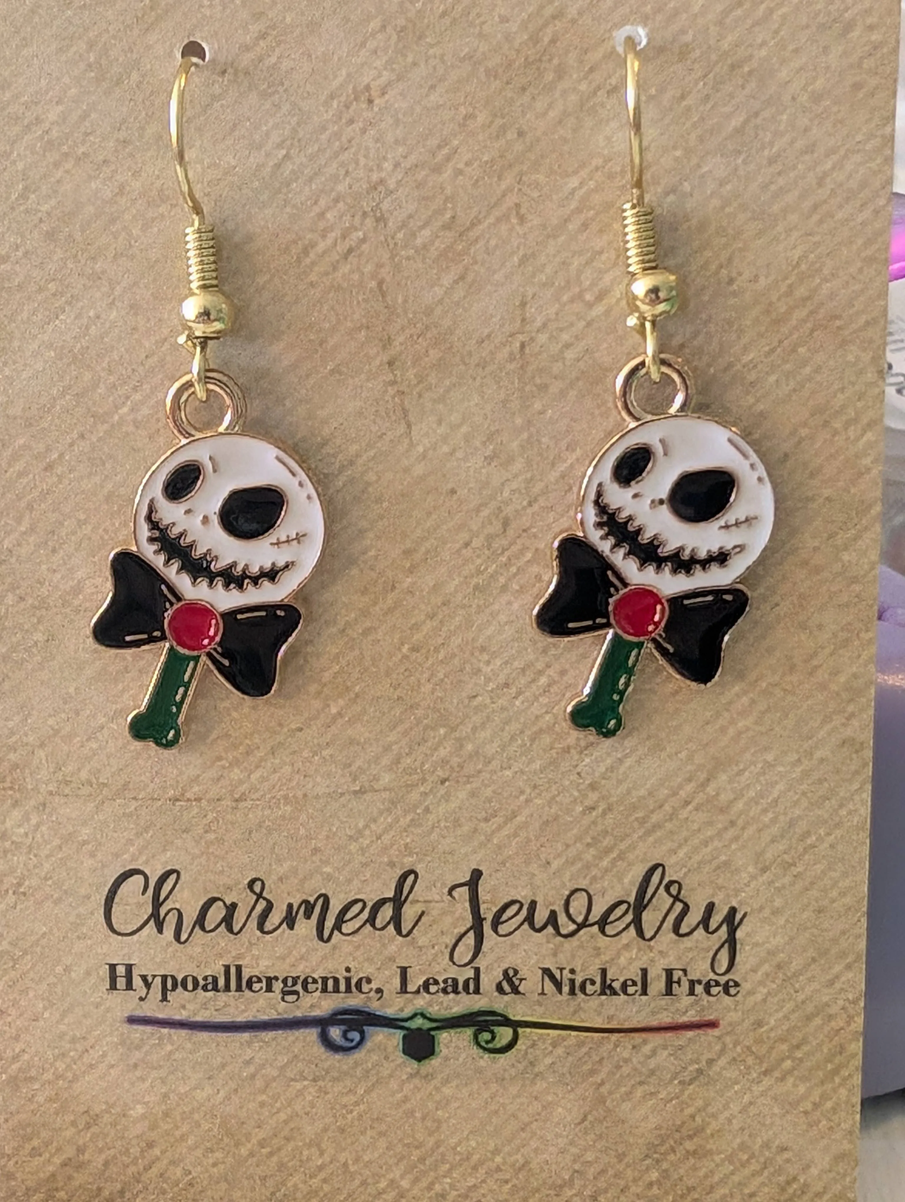 Nightmare Christmas Earrings, Necklaces & Zipper Pulls