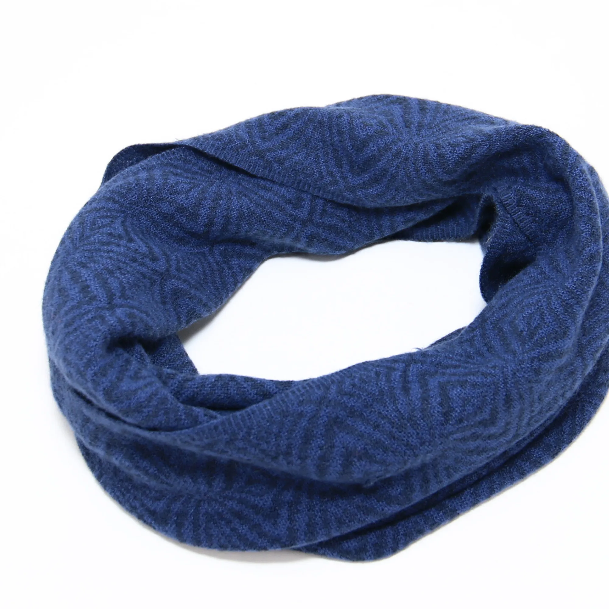 Ocean Blue Alpaca Infinity Scarf