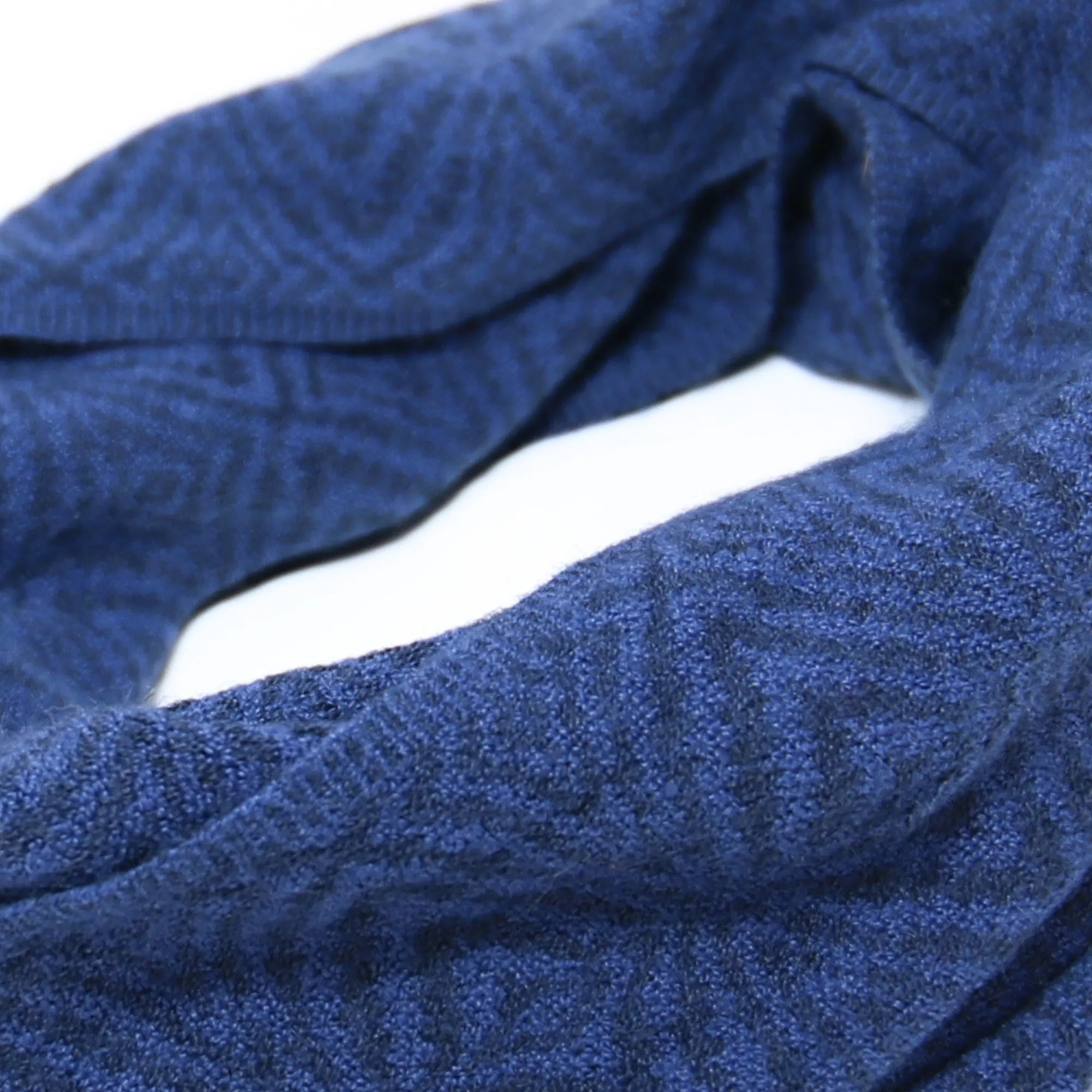 Ocean Blue Alpaca Infinity Scarf