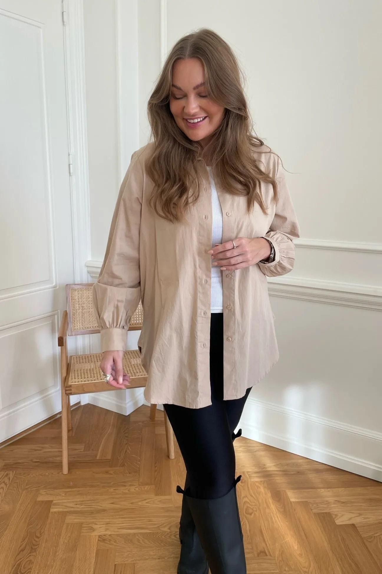 ONLNora New Skjorte - Beige