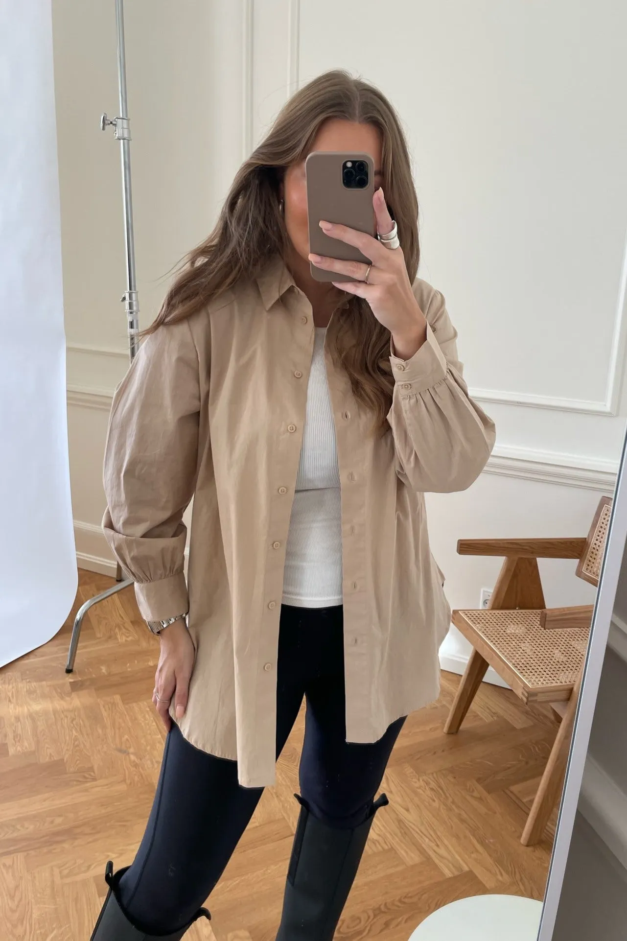 ONLNora New Skjorte - Beige