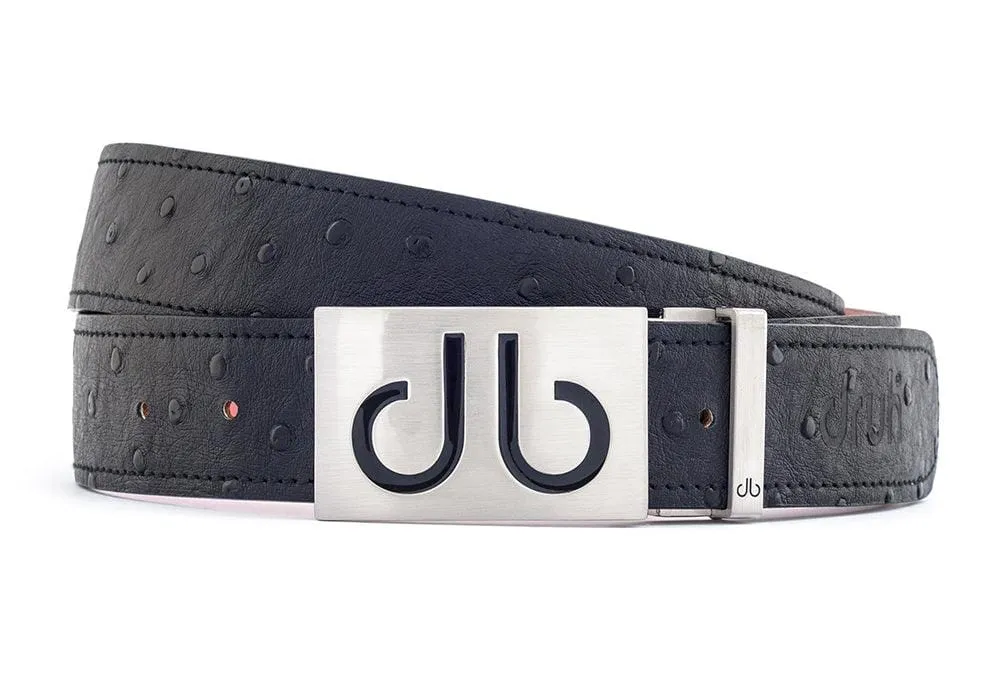 Ostrich Black Belts