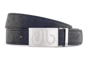 Ostrich Black Belts