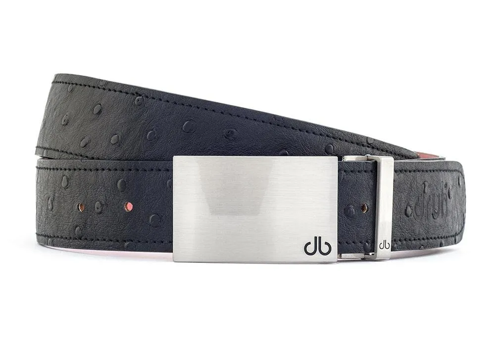 Ostrich Black Belts
